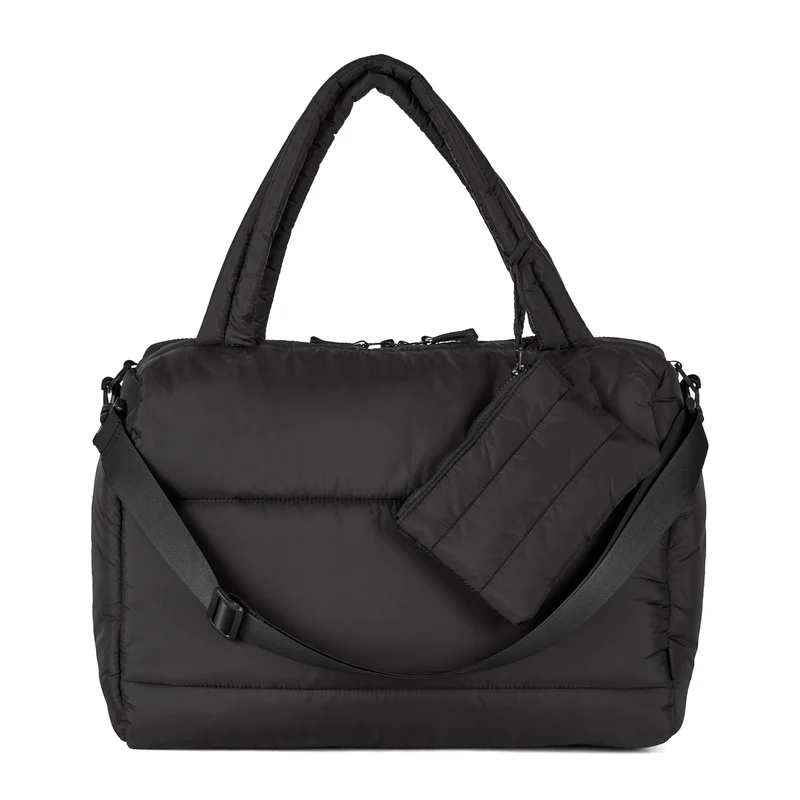 Tracker City Lux puffer Tote