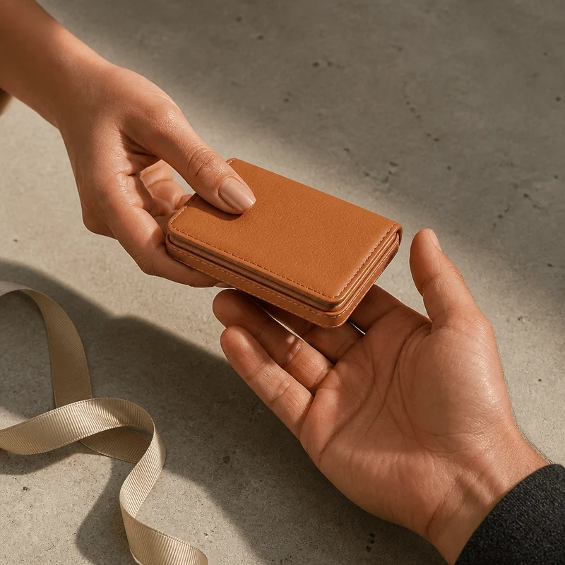 Porte-Cartes Homme Personnalisé Magnétique à Graver
