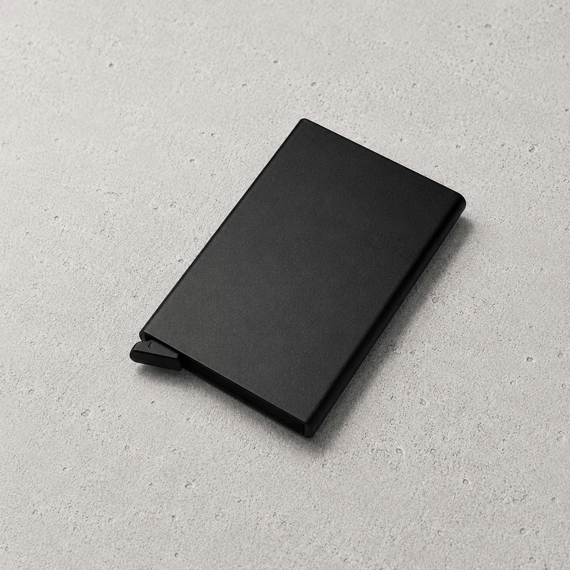 Porte-Cartes Homme Métal Anodisé RFID Slim Design