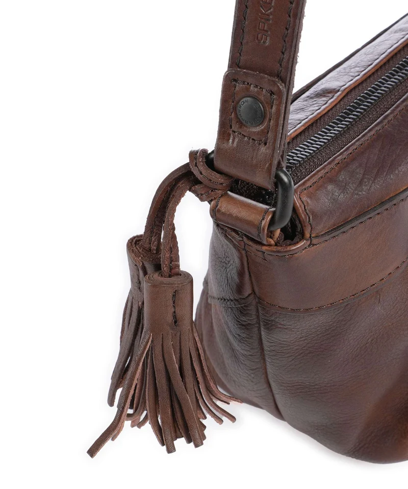 Spikes & Sparrow Apache Piperel Sac bandoulière dark brown