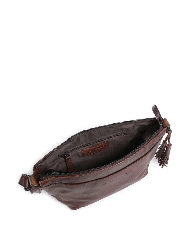 Spikes & Sparrow Apache Piperel Sac bandoulière dark brown