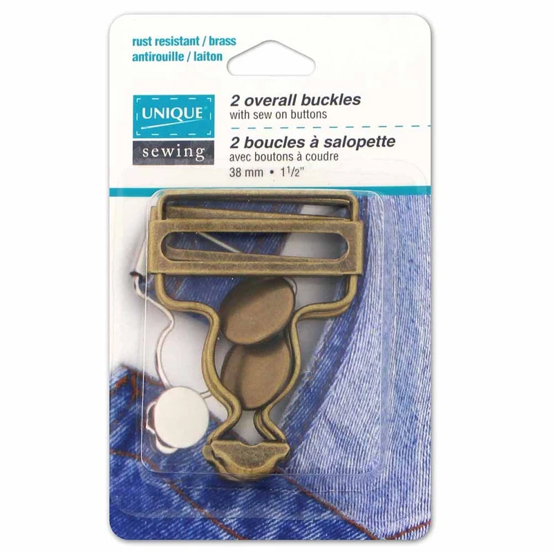 UNIQUE | Boucles de Salopette | 38mm (11⁄2″) | 2 mcx