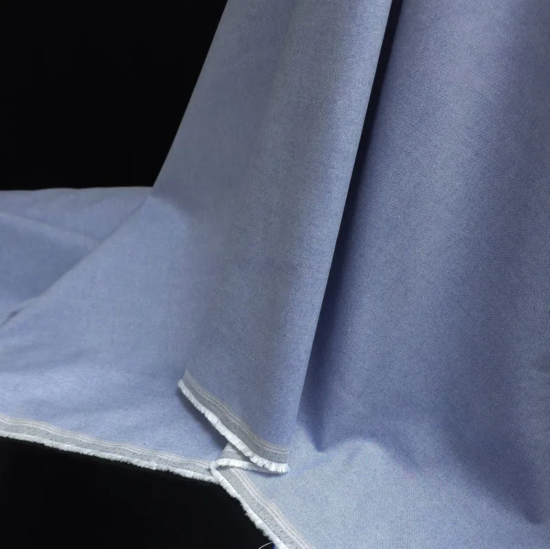 Tissu Oxford en coton pour chemises | Tissé teint