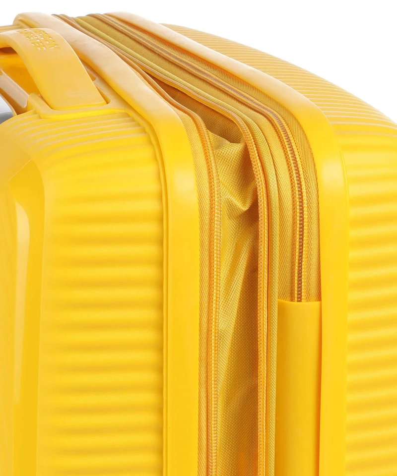 American Tourister Soundbox Valise 4 roues golden yellow