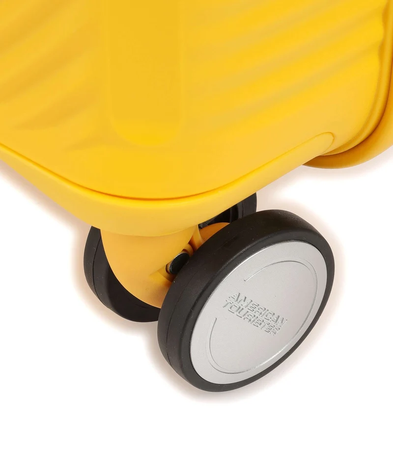 American Tourister Soundbox Valise 4 roues golden yellow