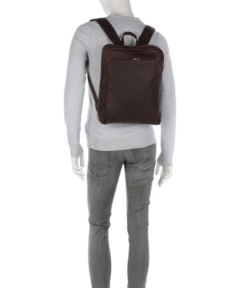 The Chesterfield Brand Wax Pull Up Cow Jasper Sac à dos brown