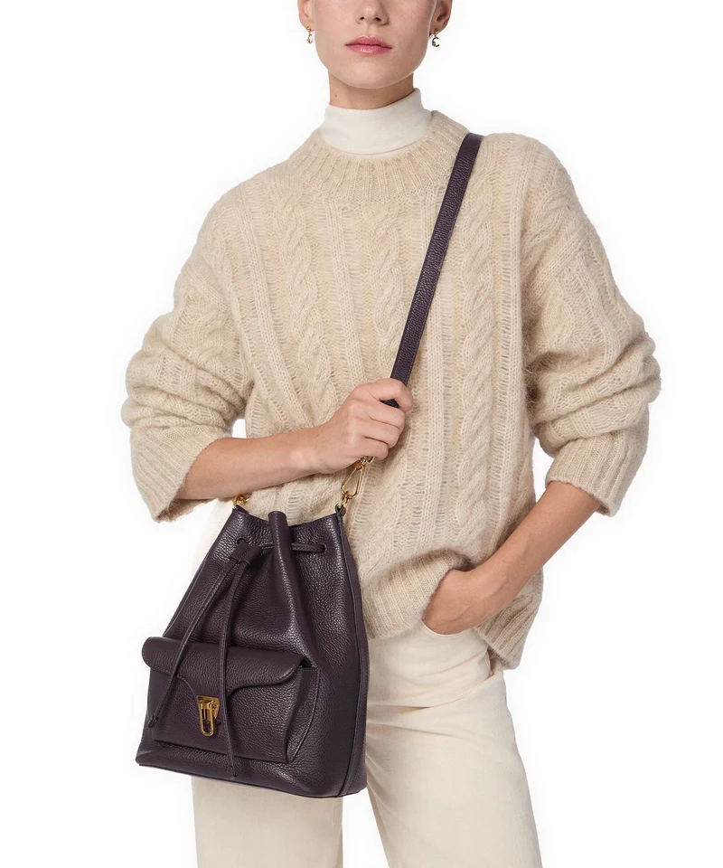 Coccinelle Beat Generation Sac seau prune