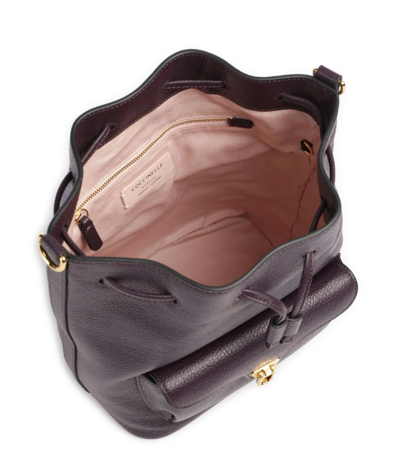 Coccinelle Beat Generation Sac seau prune