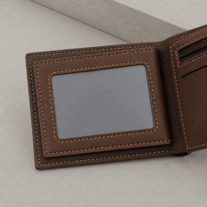 Portefeuille Homme Personnalisable Prénom et Date