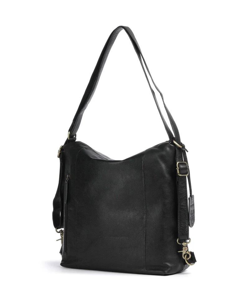 Burkely Natural Norah Sac à main porté dos bean black