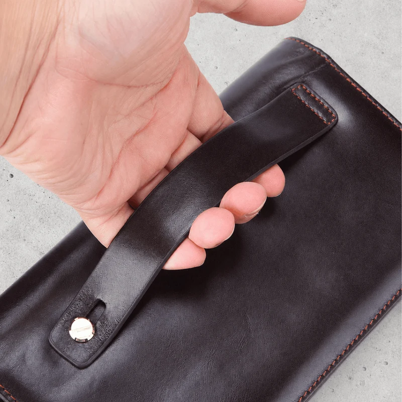 Grand Portefeuille Homme Cuir Véritable Personnalisé
