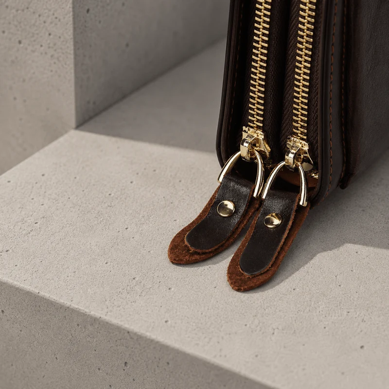 Grand Portefeuille Homme Cuir Véritable Personnalisé