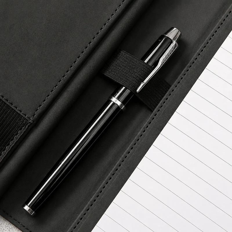 Porte-Document Bloc-Notes A4 avec Porte-Téléphone