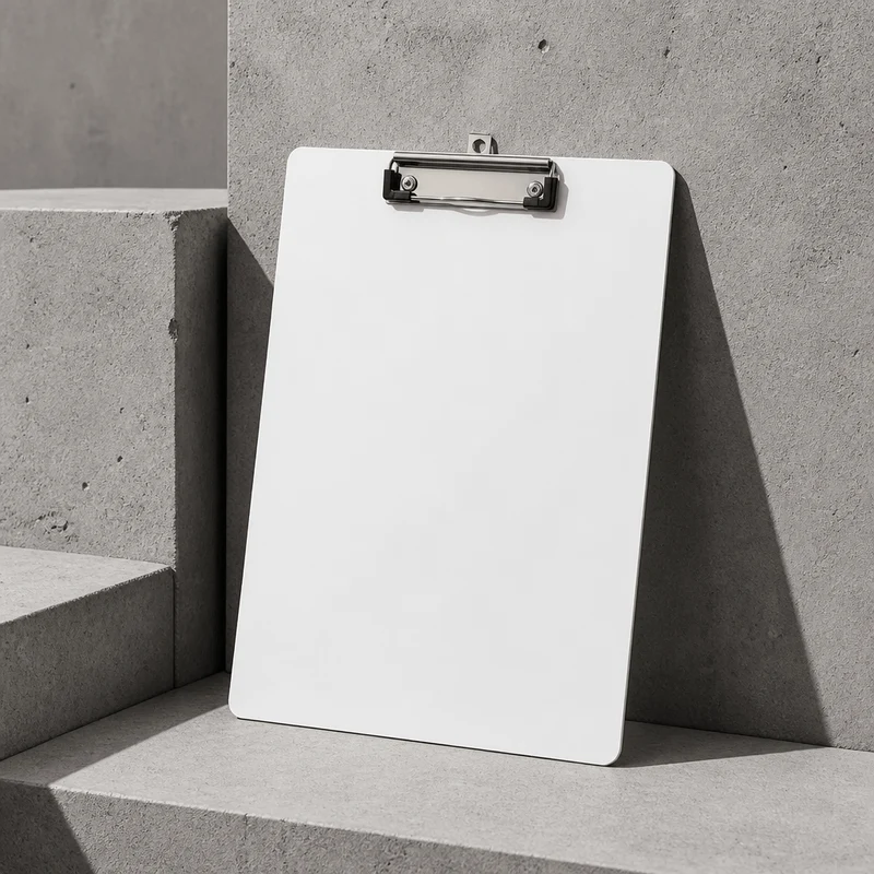 Porte-Document Rigide A4, Porte-Bloc pour Écrire Debout