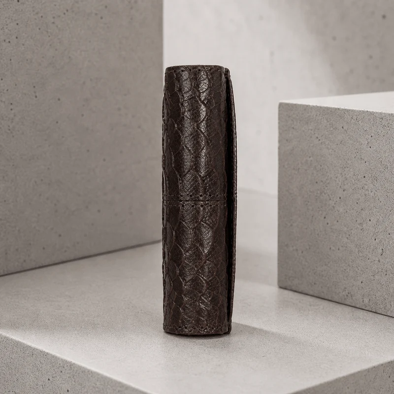 Portefeuille Homme Cuir Véritable Vachette RFID Compact