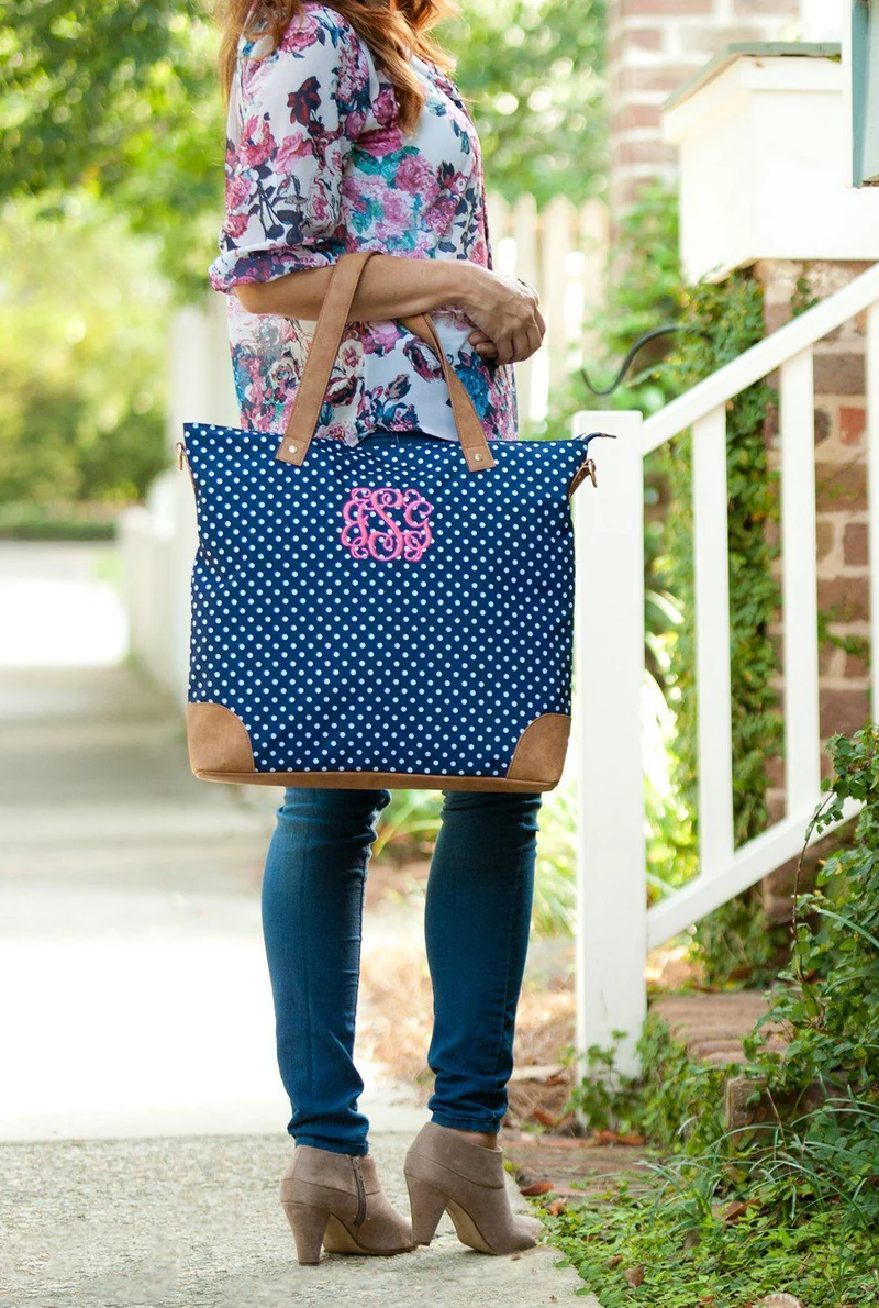 Charlie Dot Shoulder Bag - Personalized