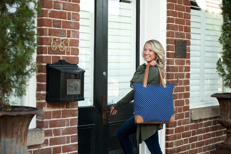 Charlie Dot Shoulder Bag - Personalized