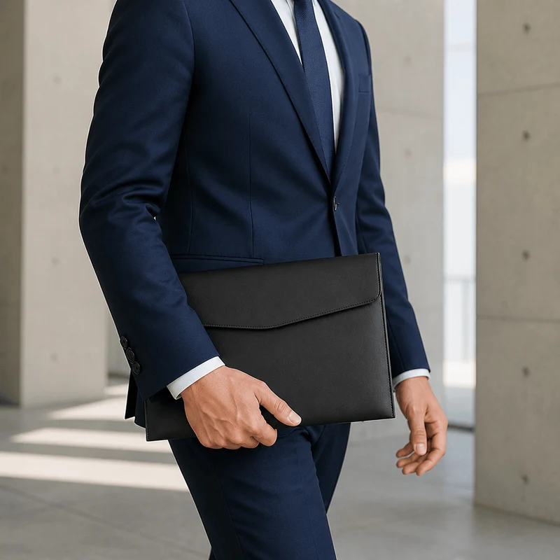 Chemise Porte-Document A4 à Fermoir Magnétique
