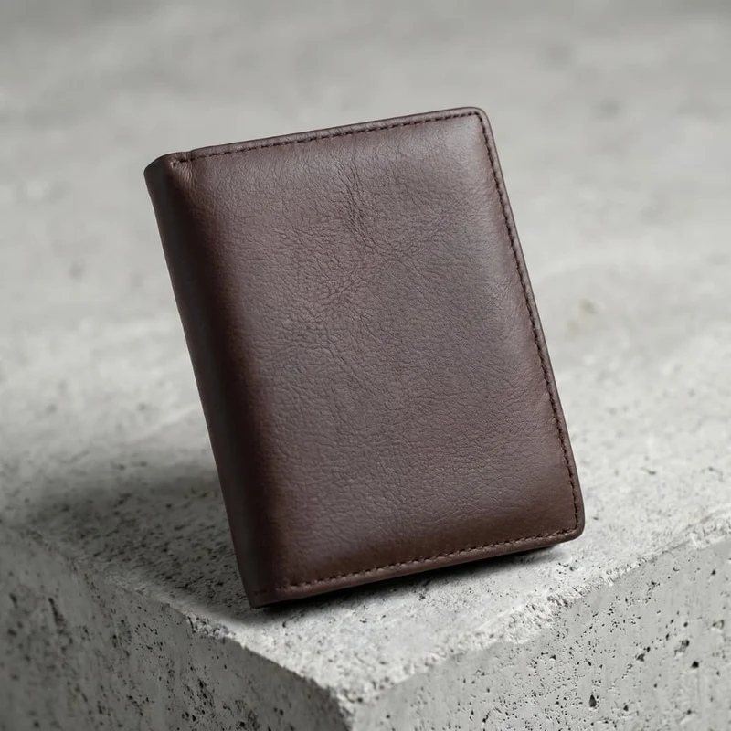 Portefeuille Homme Cuir Véritable 12 Cartes RFID