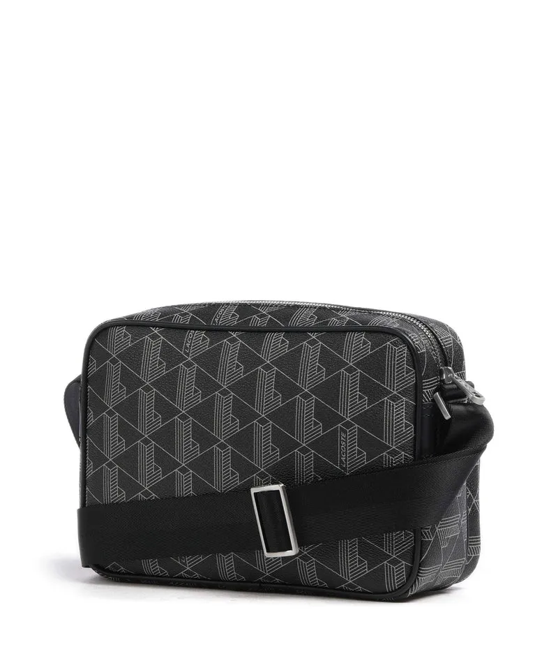 Lacoste The Blend Sac bandoulière monogram noir/gris