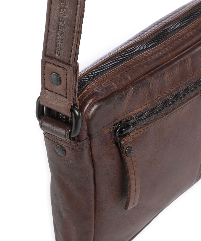 Spikes & Sparrow Apache Hubbert Sac bandoulière braun