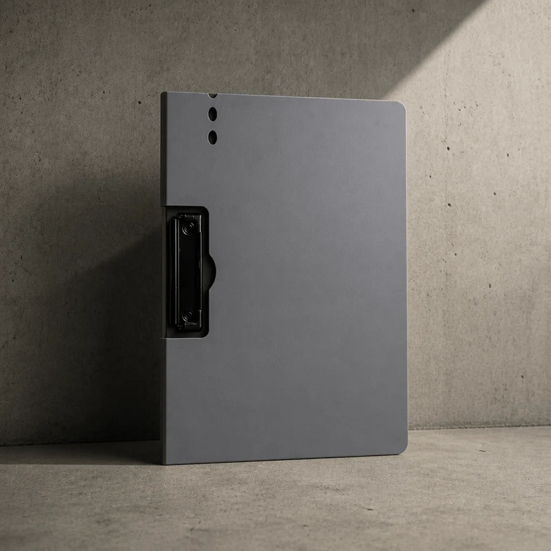 Porte-Document A4 avec Pince et Couverture Rabattable