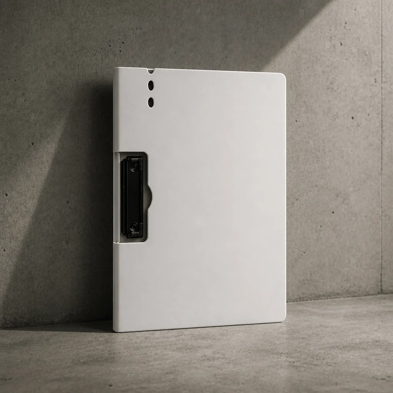 Porte-Document A4 avec Pince et Couverture Rabattable