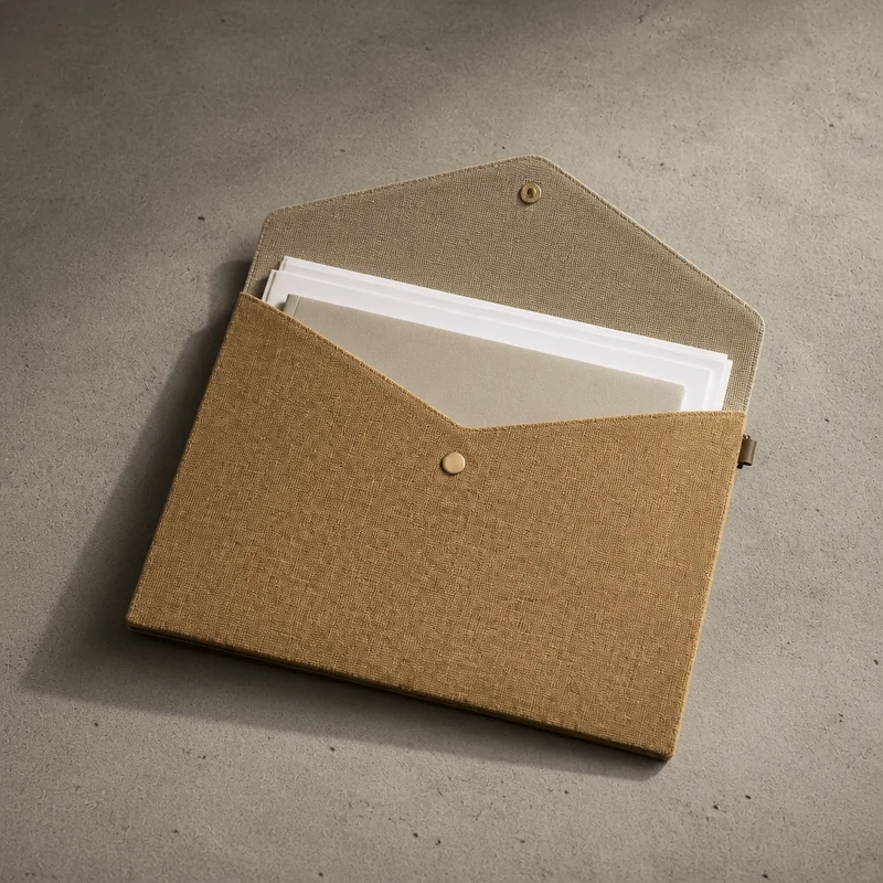Pochette Porte-Document Homme en Feutre A4 et A5