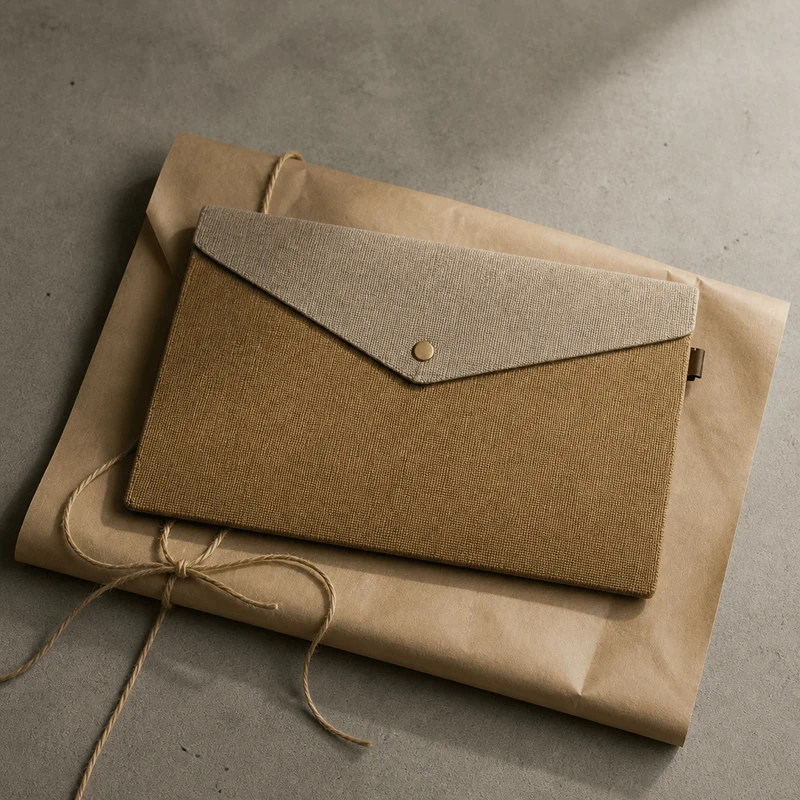 Pochette Porte-Document Homme en Feutre A4 et A5