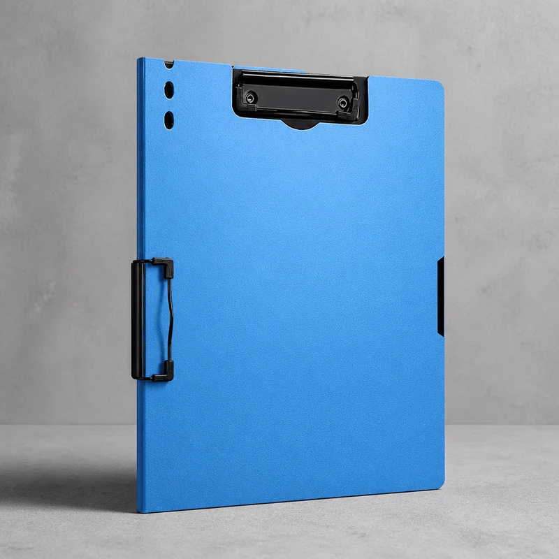 Porte-Document Bureau A4 Rigide avec Pince Stylo