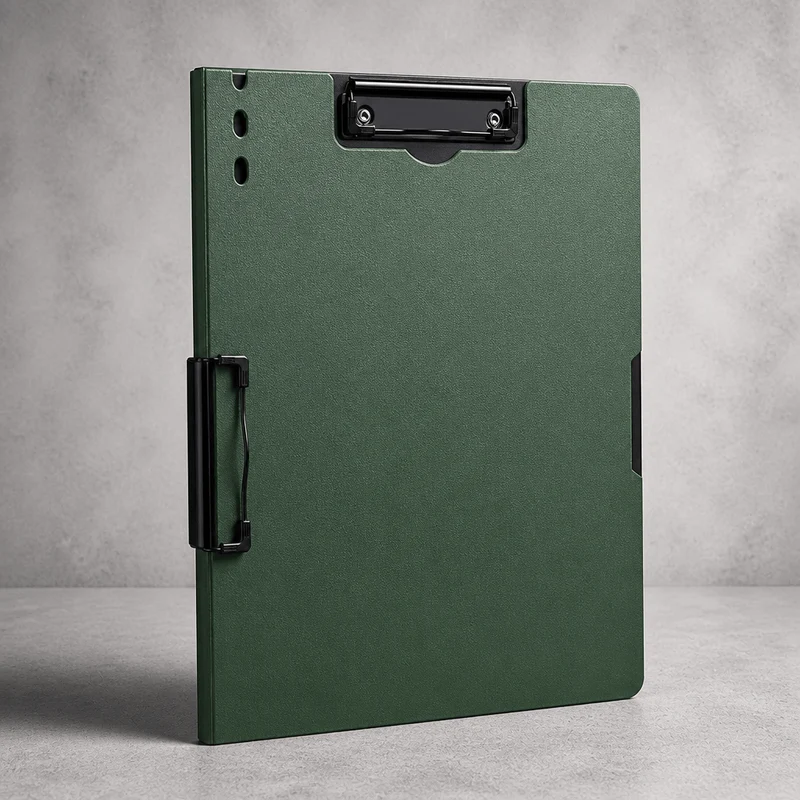 Porte-Document Bureau A4 Rigide avec Pince Stylo