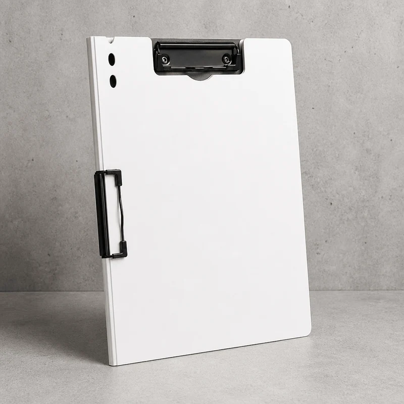 Porte-Document Bureau A4 Rigide avec Pince Stylo