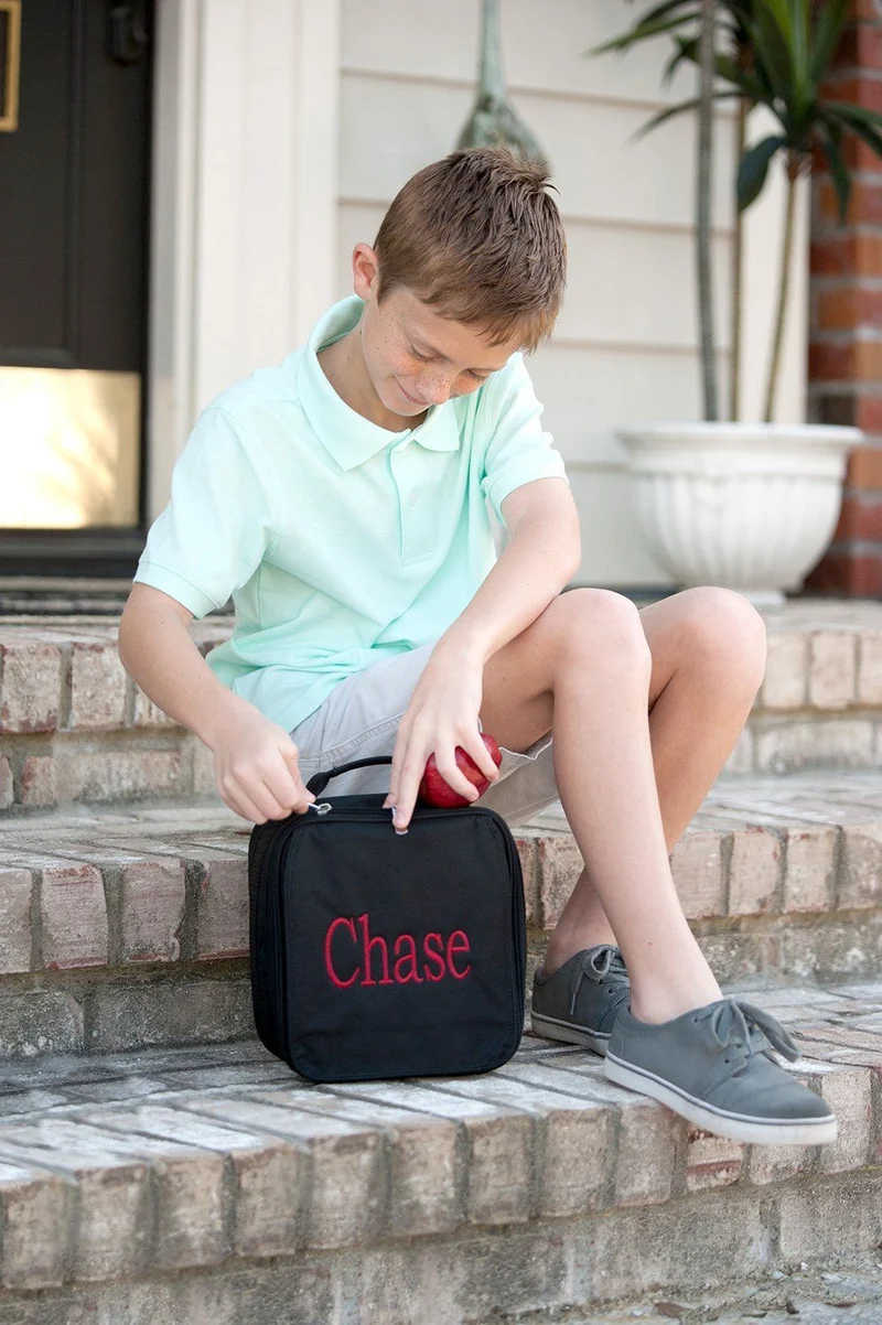 Black Lunch Box - Personalized
