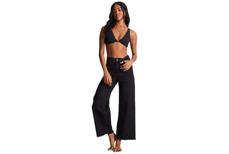 PANTALON À JAMBES LARGES À COUPE LIBRE