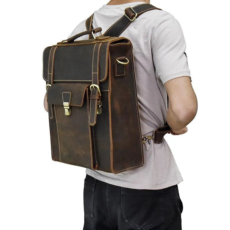 Sac à dos en cuir vintage | BÉRING