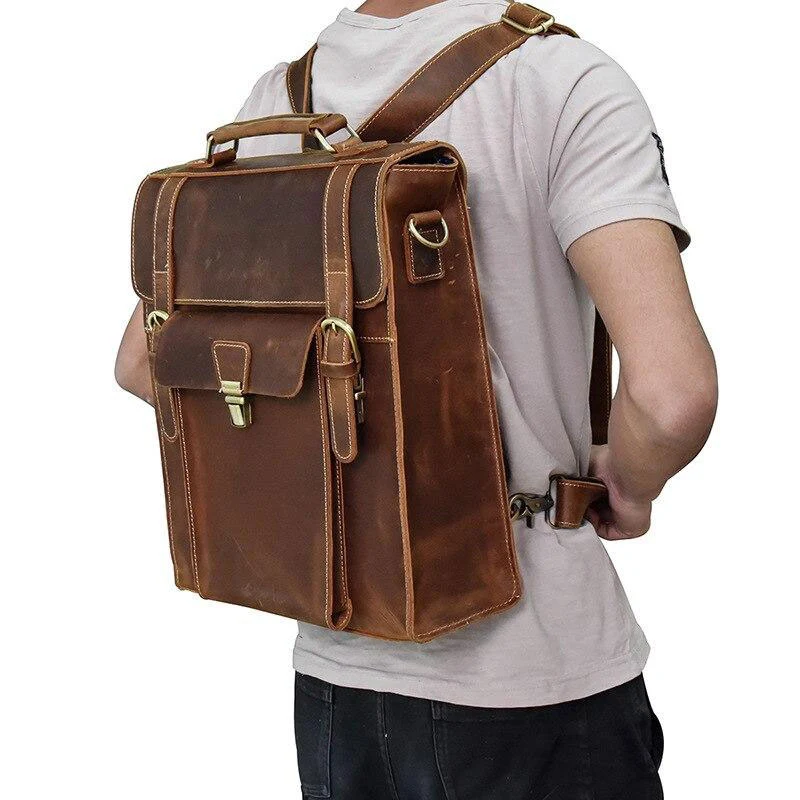 Sac à dos en cuir vintage | BÉRING