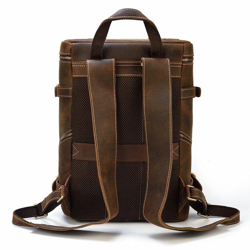 Sac à dos en cuir marron | COOK
