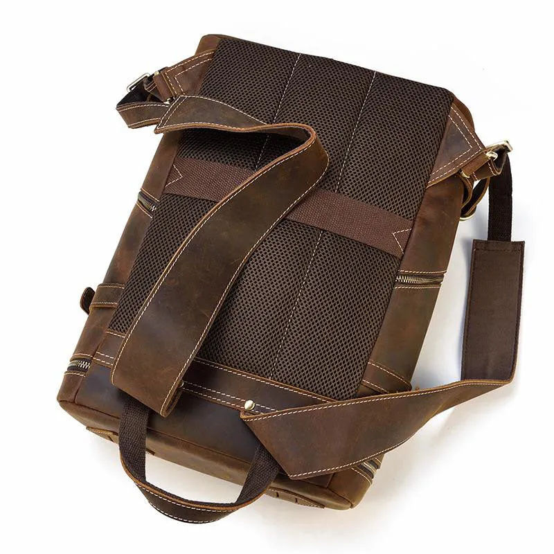 Sac à dos en cuir marron | COOK