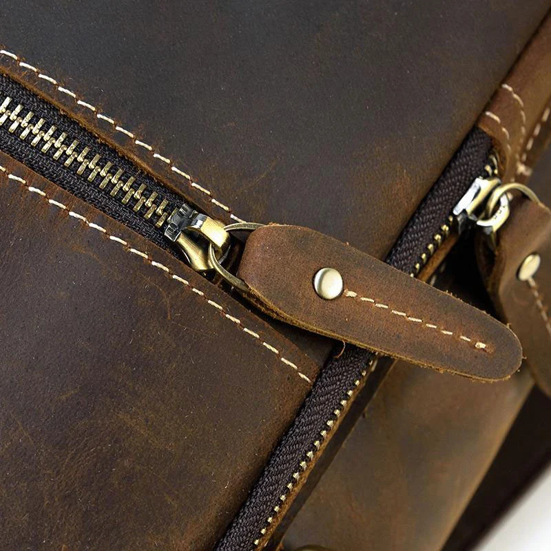 Sac à dos en cuir marron | COOK