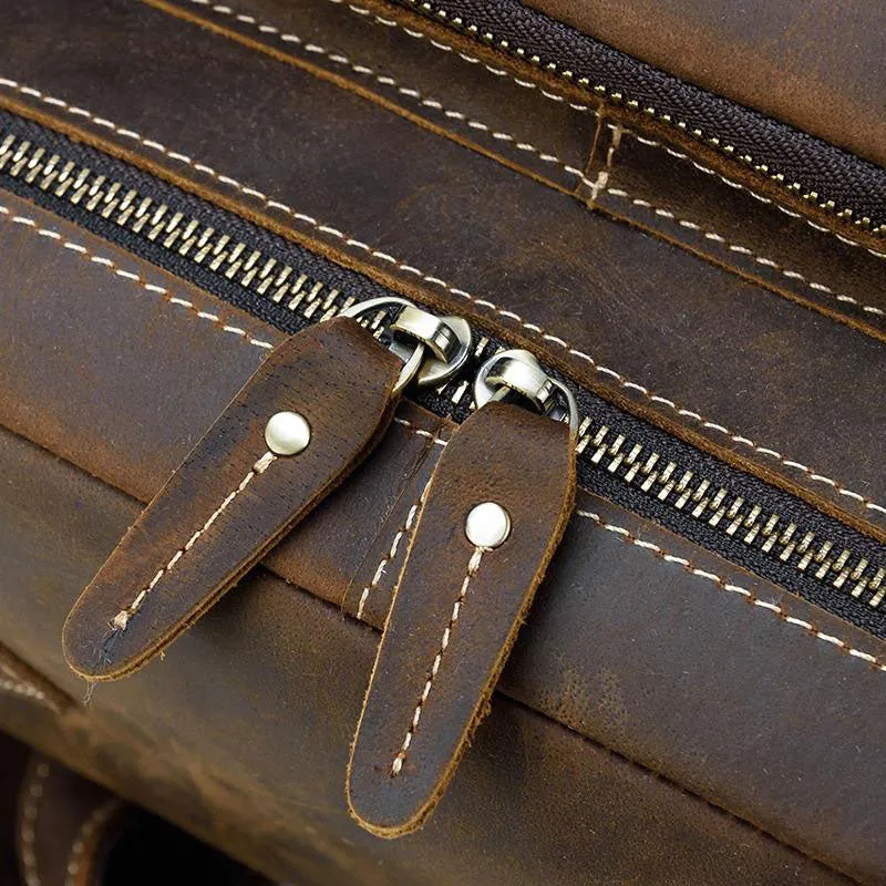 Sac à dos en cuir marron | COOK