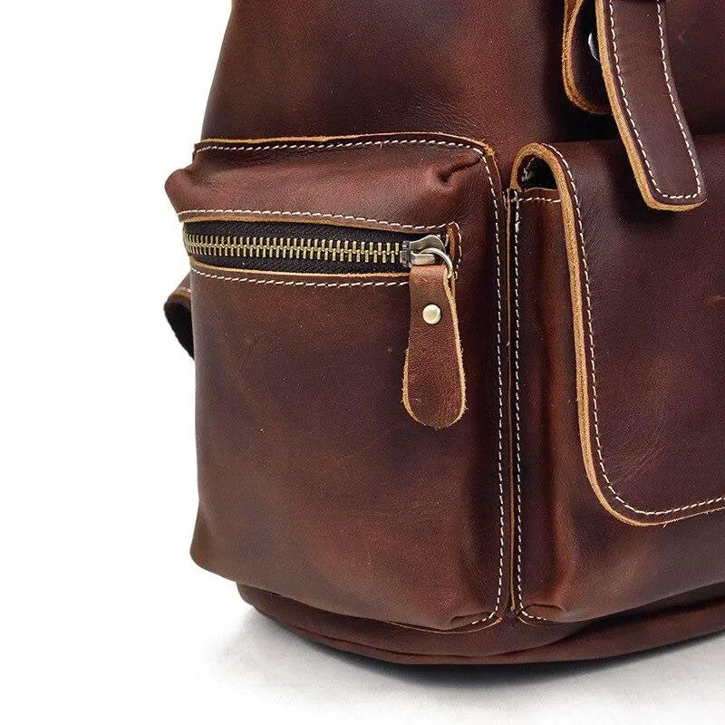 Sac à dos en cuir vintage pour homme | CERNAN