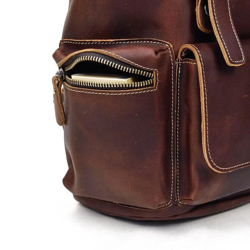 Sac à dos en cuir vintage pour homme | CERNAN