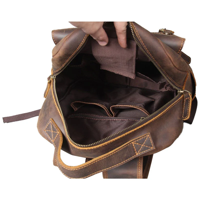 Sac à dos en cuir homme ordinateur | BALSAMO