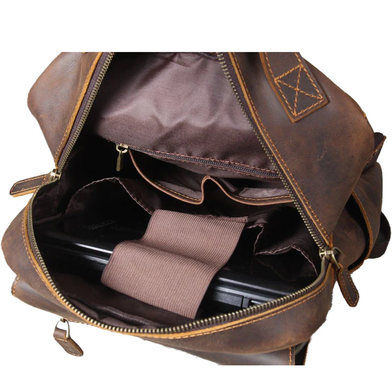 Sac à dos en cuir homme ordinateur | BALSAMO
