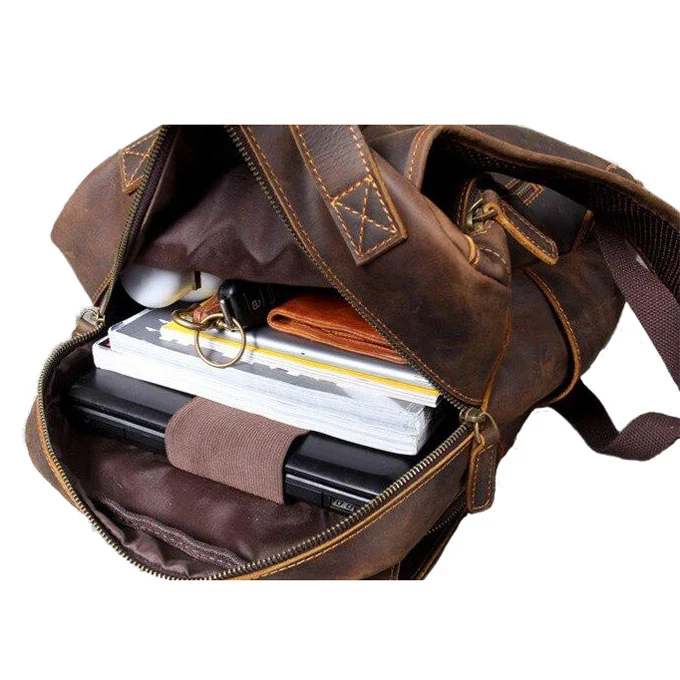 Sac à dos en cuir homme ordinateur | BALSAMO
