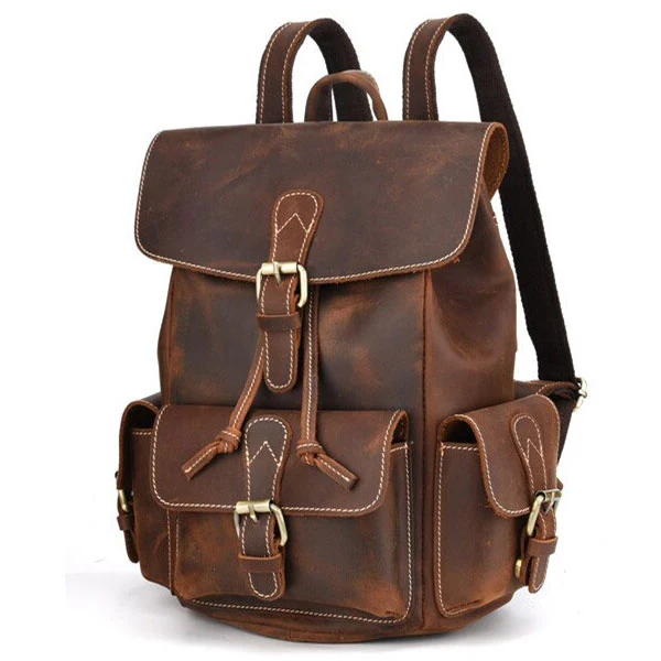 Sac à dos en cuir vintage pour femme | CONTI