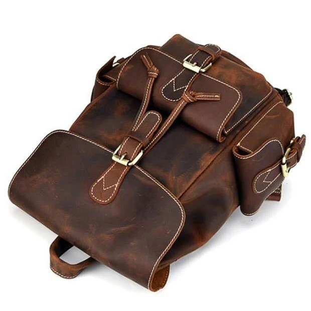 Sac à dos en cuir vintage pour femme | CONTI