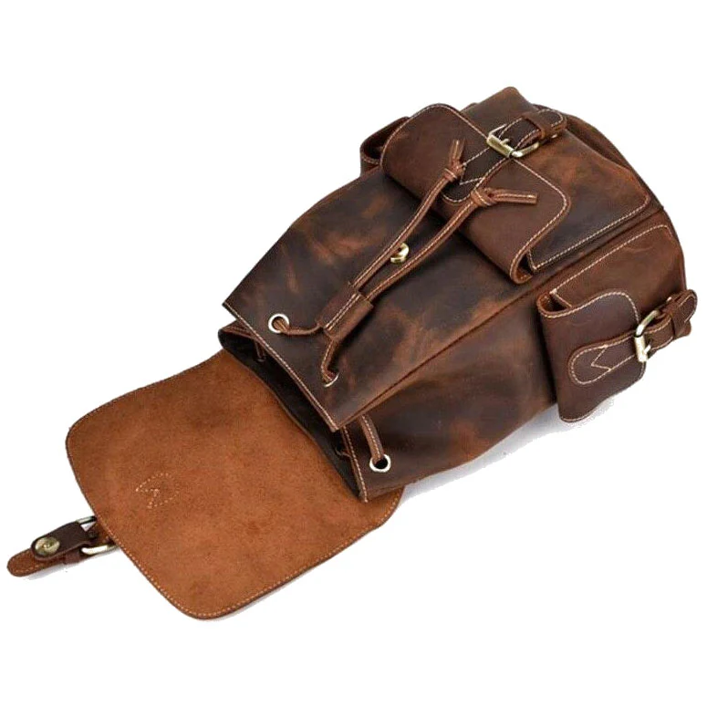Sac à dos en cuir vintage pour femme | CONTI