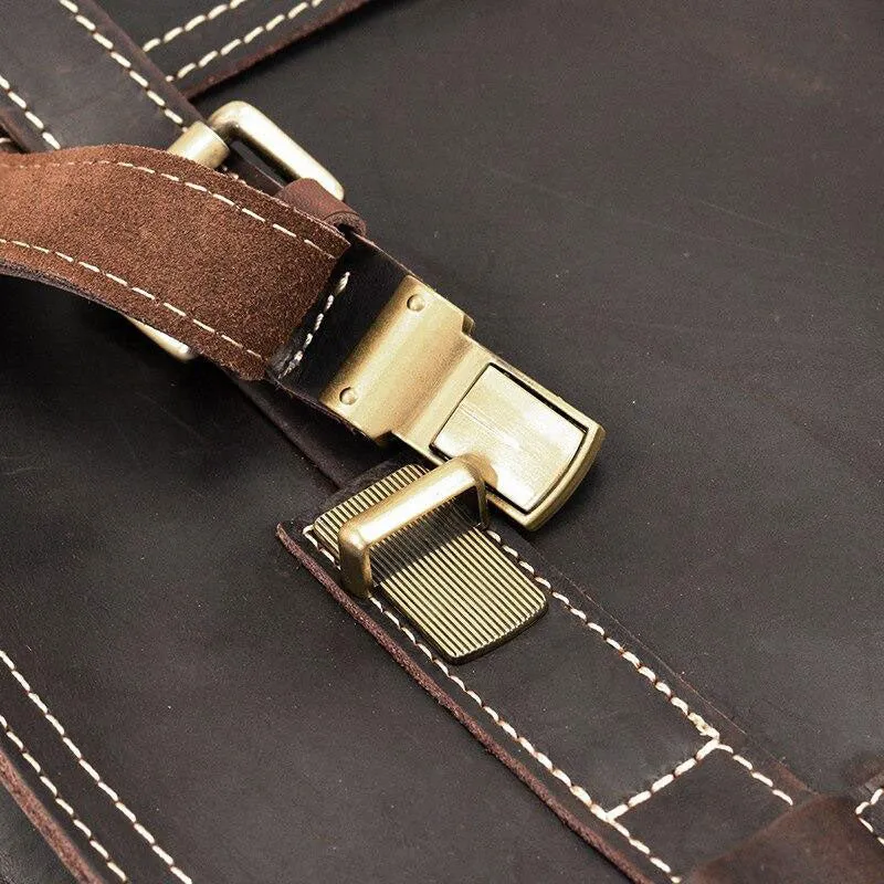 Sac à dos en cuir cartable femme | MAILLARD