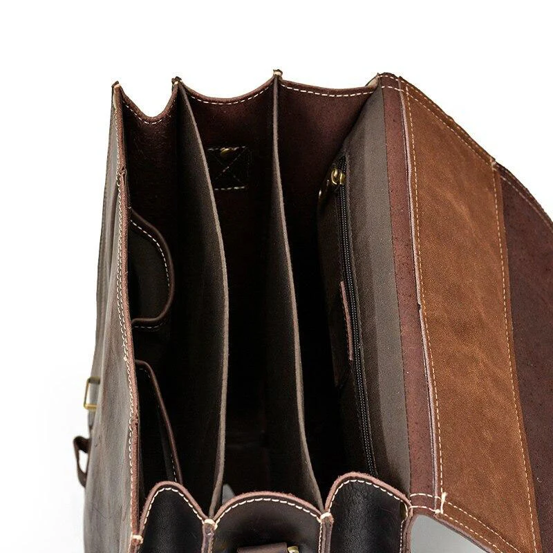 Sac à dos en cuir cartable femme | MAILLARD